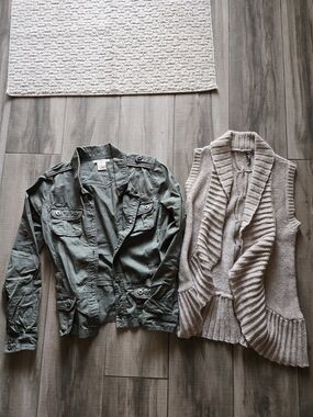 Charlotte Russe Olive Green Utility Jacket